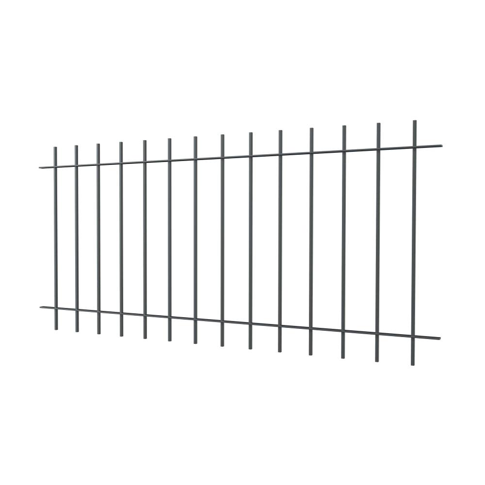 Zaun Padua | pulverbeschichtet anthrazit